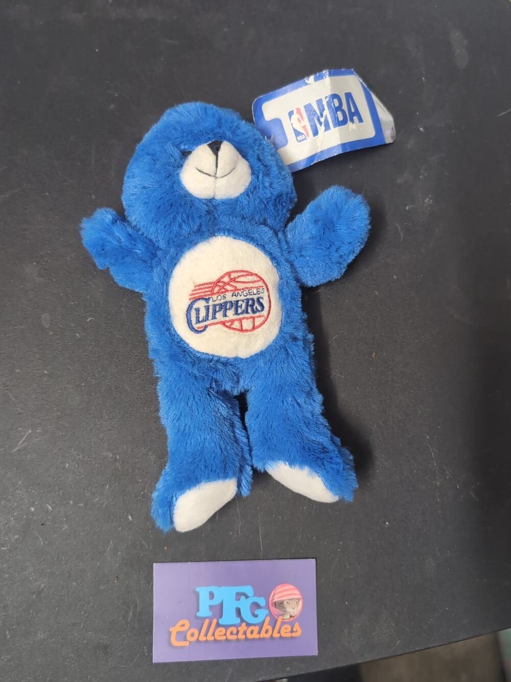 2009 2010 Blue Los Angeles Clippers Plush Bear Genuine Merch NBA NWT Tag 9”
